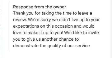 how respond to bad reviews